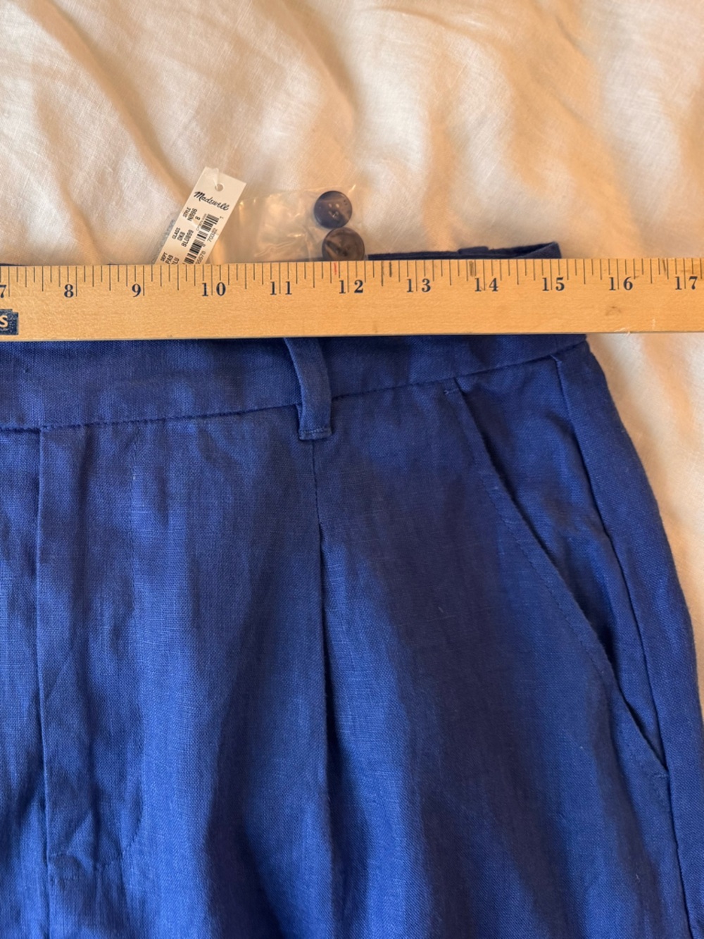 Madewell Harlow Wide-Leg Linen Pant - Picture 6 of 7